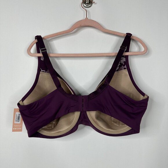 2/$24 NWT ThirdLove Foliage Lace Bra Wine #A0440 TRB3 - Picture 3 of 7